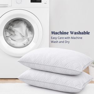 Prix <span class=keywords><strong>de</strong></span> gros d'usine Oreiller <span class=keywords><strong>de</strong></span> <span class=keywords><strong>lit</strong></span> matelassé Oreiller d'hôtel standard doux blanc en microfibre pour hôtel - Product Image 4