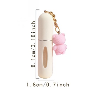 Mini flacon de parfum 5 ml avec porte-<span class=keywords><strong>clés</strong></span>, design portable, atomiseur rechargeable, accessoires de voyage, flacon pulvérisateur <span class=keywords><strong>vide</strong></span> - Product Image 4