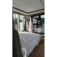 Maison Modulaire Préfabriquée Moderne Modèle X7-E en Acier, Tiny House sur Roues Entièrement Équipée, Pod de Jardin Mobile, Bureau Portable, Maison de Jardin