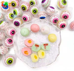 Caramelos de goma frutales Earth con relleno de jugo, variedad de sandía con ojos 3D, 330g, venta al por mayor a granel - Product Image 4