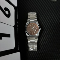 Reloj de pulsera de cuarzo para hombre, de acero inoxidable, clásico, de negocios, con indicador de fecha.
