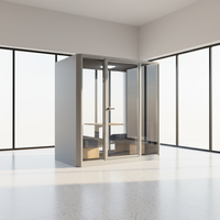 UNIBOOTH - Cabinas de Privacidad Insonorizadas Multifuncionales y Duraderas en Oferta, Diseño Moderno, Espacio de Trabajo Móvil, Cabina de Reuniones de Fácil Montaje