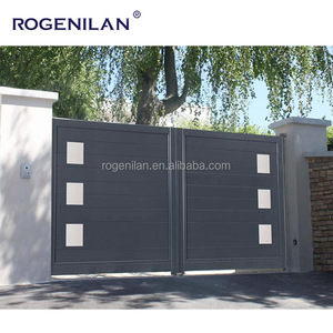 Conceptions <span class=keywords><strong>de</strong></span> <span class=keywords><strong>porte</strong></span> principale coulissantes automatiques électriques en aluminium personnalisées <span class=keywords><strong>de</strong></span> villa en aluminium résidentiel - Product Image 2