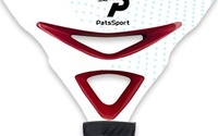Raquette de padel professionnelle de haute qualité PATS SPORT, noyau en EVA souple, filet en polyester, logo personnalisé, noir, 12K, épaisseur 1,6 pouce, 18x9,8 pouces
