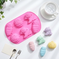 Moule à gâteau en silicone jetable en forme d'Halloween, écologique, résistant au four, au congélateur, au micro-ondes et au lave-vaisselle, durable