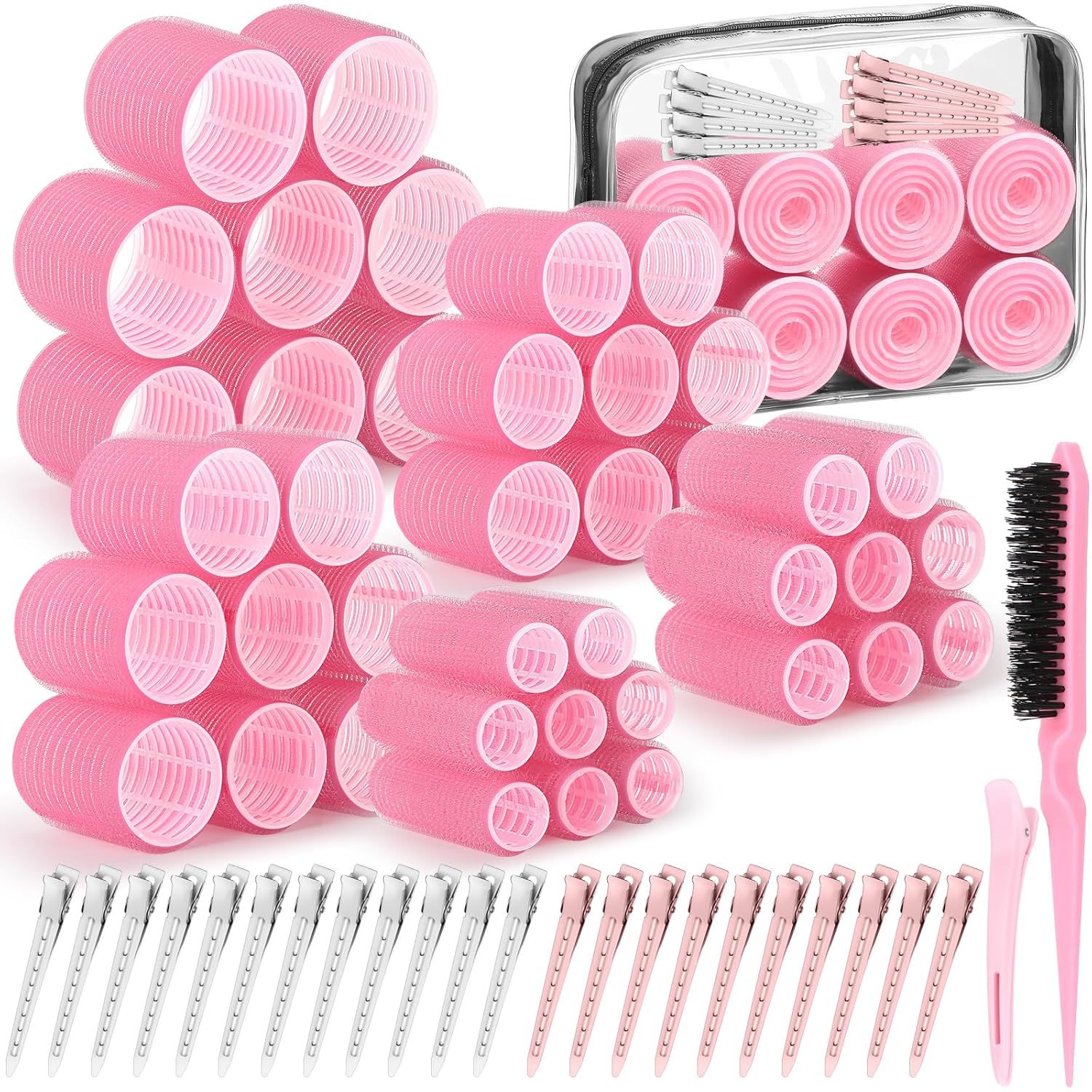 Set 65 pezzi rosa 5,5+4,5+4,0+3,5+2,5
