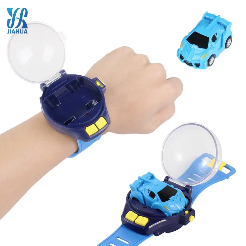 Hot Mini Electronic RC Car Cute Cartoon Watch Mini Watch Remote Control Car Rechargeable 2.4G RC Car For Kids Toy