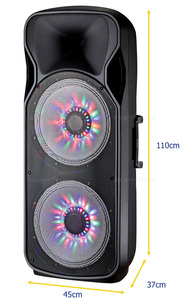 Altavoz amplificador portátil de 450W con luz LED automática e inalámbrica para características de Bluetooth Blue Trolley <span class=keywords><strong>Boombox</strong></span> - Product Image 3