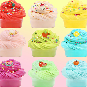 Packs de slime au beurre pour enfants, kit de slime au beurre bicolore pour les cadeaux de fête d'enfants, jouets de slime au beurre préfabriqués - Product Image 1