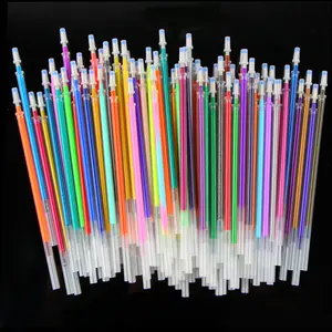 Stationery Wholesale Gel Pen Refills Glitter Metallic Pastel Fluorescence Neon Pen Ink Refills Recharges Ballpoint Pen