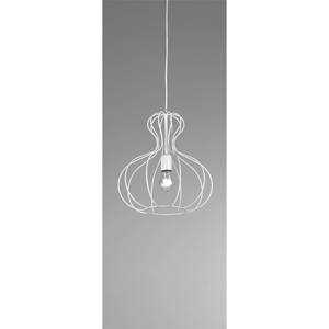 Lámpara de araña blanca tipo ampolla - 1XE27 - Product Image 1