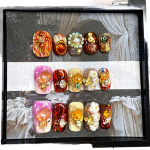 เครื่องกดเล็บทรงสี่เหลี่ยมแบบฝรั่งเศสสุดหรูใช้ซ้ำได้สำหรับสวมใส่ในชีวิตประจำวัน - Product Image 5