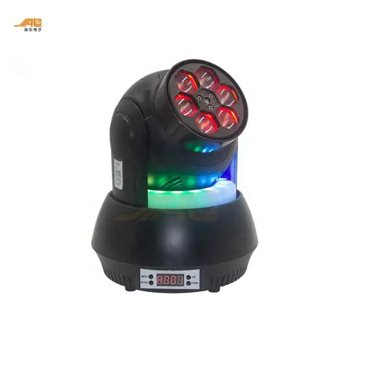 6pcs LED Bee Beam Light with Laser Moving Head Stage Disco Light 100W Power