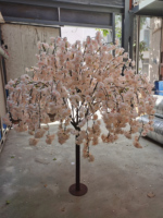 Arbre de fleurs de cerisier artificielles blanc pour centre de table, décoration d'événement, toile de fond de mariage