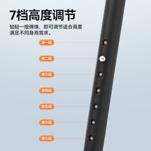 Multifunctional <b>Walker</b> Handrail Carbon Steel Anti Slip Black For <b>Elderly</b> Mobility Aid - Product Image 4