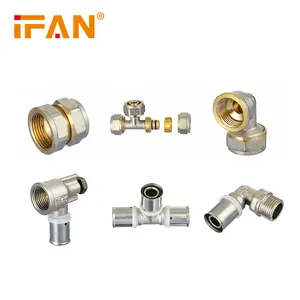 Nanjifan — raccords de tuyaux de compression tuyau en aluminium, monocouches, en laiton, cuivre, raccords de tuyaux d'eau