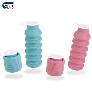 Bouteille de sport pliable en silicone portable pour enfants, sans BPA, pour la course et les voyages, bouteille à boire directement pliable pour les grossistes - Product Image 2
