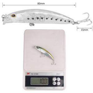 <span class=keywords><strong>Aliexpress</strong></span> Nouveau 8cm/10g dur artificiel Minnow Lure Bait ABS Popper Lure Fishing Gear for Bottom Fishing Bass Species - Product Image 5