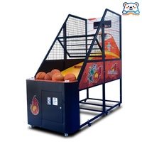 Machine de jeu d'arcade de basket-ball et de boxe à monnayeur Dreamland avec accepteur de billets pour centres de jeux intérieurs