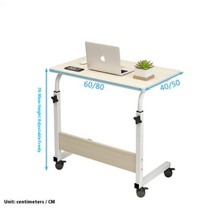 Eenvoudige Huishoudelijke Opvouwbare <span class=keywords><strong>Computer</strong></span> Bureau Luie Tafel Ontwerp Mdf Materiaal Klein 60X40X90 Nachtkastje Gemakkelijk Verplaatsbaar - Product Image 5