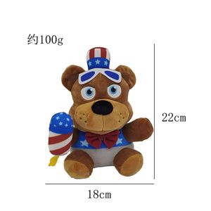 Cpc Fnaf peluche jouet cinq nuits à Freddy <span class=keywords><strong>Funkin</strong></span> patron peluche poupée Fazbear ours Foxy lapin Bonnie Chica Peluche Juguetes cadeau - Product Image 4