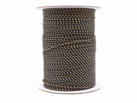Cordon en macramé torsadé bleu marine doré de 2 mm, garniture décorative, ficelle tressée pour remise de diplôme, artisanat DIY, Noël, couture, vêtements