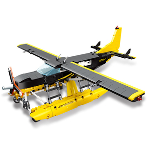 JIESTAR JJ9172 739 Piezas Serie de Aviones Cessna208, Bloques de Construcción de Avión Planeador, Modelo de Juguete Educativo Técnico, Regalo Festivo - Product Image 1