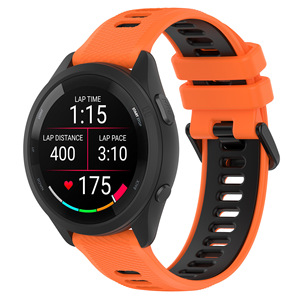 Correa de reloj de silicona suave y transpirable para <span class=keywords><strong>Garmin</strong></span> <span class=keywords><strong>Forerunner</strong></span> <span class=keywords><strong>265</strong></span> /265S/venu3/Samsung Galaxy Watch5, de 18mm, 20mm y 22mm - Product Image 3