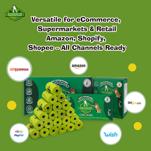 फैक्टरी प्रत्यक्ष छोटे मोक लीकप्रूफ कुत्ते पालतू पैदल चलने की सफाई के लिए पफ बैग डिस्पेंसर - Product Image 6