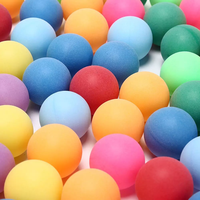 Balles de ping-pong en plastique sans couture de couleurs assorties, fourniture d'usine, pour cadeaux de fête et décoration de jeux