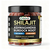 Gummies véganes OEM - Complément de Shilajit de l'Himalaya, Ashwagandha et Maca noire pour le soutien énergétique