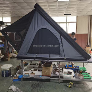 Carpa de cubierta dura todoterreno de aluminio para camioneta SUV RV Camper vehículos escalera plegable colchón superior interior LED <span class=keywords><strong>USB</strong></span> impermeable característica - Product Image 3