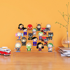 ชั้นวางอะคริลิคใสแบบหลายชั้นสำหรับฟิกเกอร์ Pop Mart Blind Box และตุ๊กตาเลโก้ ดีไซน์เรียบง่ายทันสมัย - Product Image 1