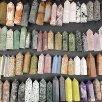 Mixed Crystal Point Natürlicher Reiki Stein Citrin Traum Amethyst Turm zur Heilung