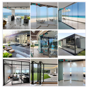 Puerta Plegable <span class=keywords><strong>de</strong></span> <span class=keywords><strong>Vidrio</strong></span> sin Marco <span class=keywords><strong>para</strong></span> Balcón, Ventana o Terraza, Precio <span class=keywords><strong>de</strong></span> Fábrica, Puerta <span class=keywords><strong>de</strong></span> <span class=keywords><strong>Vidrio</strong></span> en Acordeón - Product Image 6