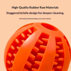 Juguete de Limpieza Dental para Perros, TPR Resistente a Mordeduras, Juguetes Masticables para Mascotas, Dispensador de Premios, Entrenamiento Interactivo, Juguetes Indestructibles para Perros - Product Image 2