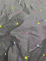 Penjualan Langsung Pabrik Kain Hanfu Gaya Kuno Rajutan Katun Chiffon Bordir Renda Trim Motif Hati Kecil