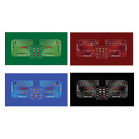 Tapis de table de poker personnalisé pour trois joueurs, qualité casino, 240 cm, 7 couleurs, pour salle de poker VIP de luxe, OEM, marque privée, sur mesure