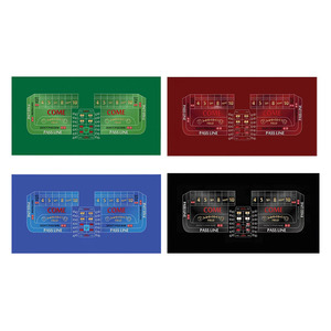 Maßgefertigtes Drei-Karten-Poker-Tischlayout Casino-Qualität 240cm 7 Farben für Luxus-VIP-Pokerräume OEM Private Label Anpassbar - Product Image 3