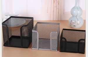 Accessoires de fournitures de bureau Wideny, porte-notes en métal noir en forme carrée en fil métallique - Product Image 4