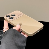 Coque de téléphone en verre trempé brillant pour iPhone 17 16 15 14 13 12 11 Pro Max, protection antichoc avec grande fenêtre pour objectif