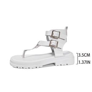 Sandalias Roma 2026 para Mujer, Plataforma con Tacón de Cuña Ultra Alto, Estilo Slip-On, Acolchadas, Cómodas, con Hebilla, Color Verde Perenne - Product Image 6