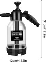 Mousse de neige haute performance pour lavage de voiture Kit de lavage de voiture à motif de pulvérisation réglable