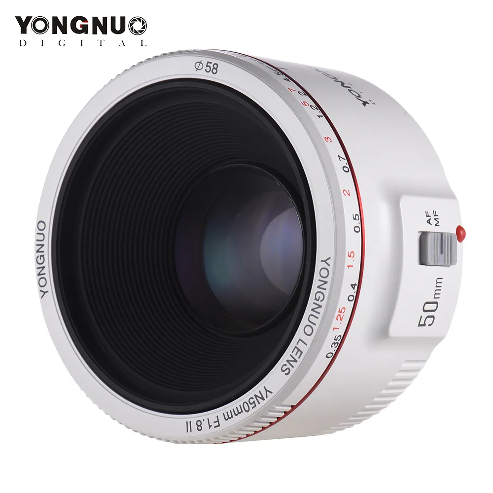YONGNUO YN50mm F1.8 II Large Aperture Auto Focus Lens 50mm F1.8 Lens For Canon 100d 650d 5d 77d 1000d 60D