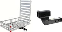 Porte-bagages universel en aluminium de nouveau type avec cadre pliable, rails latéraux hauts, compatible avec les SUV, les fourgonnettes, les remorques, les camping-cars