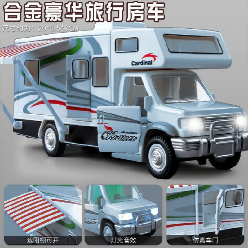 RV en alliage de luxe, bleu [avec pare-soleil], configuration standard