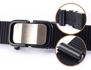 حزام رجالي من القماش بإبزيم أوتوماتيكي من المصنع مباشرة - Product Image 4