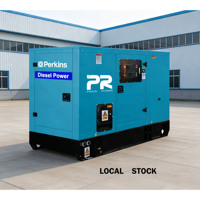 Perkings Geräuscharme 4-Zylinder Diesel-Generatoren 30kVA-350kVA Standby Elektrischer Schalldichter Generator mit ATS-Option Nennspannung 220V/380V