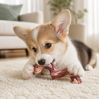 Jouet à mâcher pour chien en nylon PA de 7 pouces en forme de S, résistant aux morsures, bâton molaire durable pour la dentition, jouet interactif moderne pour animaux de compagnie