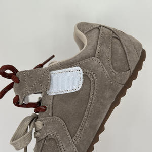 <span class=keywords><strong>Scarpe</strong></span> da Allenamento Retrò in Vera Pelle per Bambini, Sneakers con Lacci Bicolore, Nuova Suola Morbida <span class=keywords><strong>25</strong></span>, <span class=keywords><strong>Scarpe</strong></span> Casual Traspiranti - Product Image 5